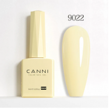 Ημιμόνιμο Βερνίκι Canni Color Nail Gel No 9022 Buttermilk Yellow Hema Free 9ml