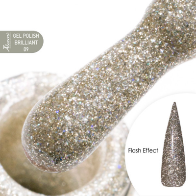 GEL POLISH BRILLIANT (FLASH EFFECT) 09 ALEZORI 15ml