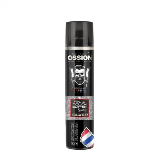 Σπρέι Μαλλιών Ασημί με Glitter Morfose Ossion Glitter 300ml