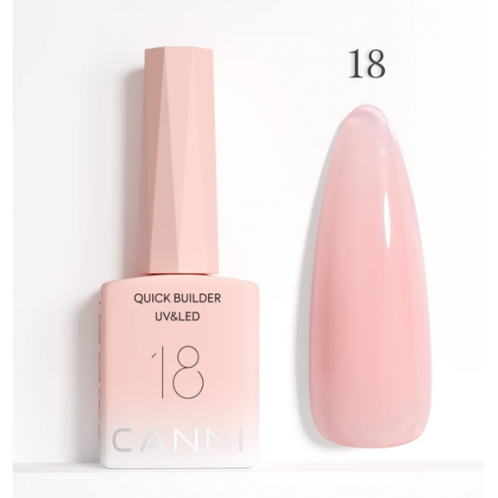 Gel Quick Builder Canni Color No 18 Hema & TPO Free 9ml
