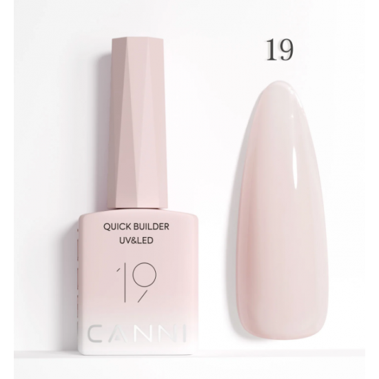 Gel Quick Builder Canni Color No 19 Hema & TPO Free 9ml
