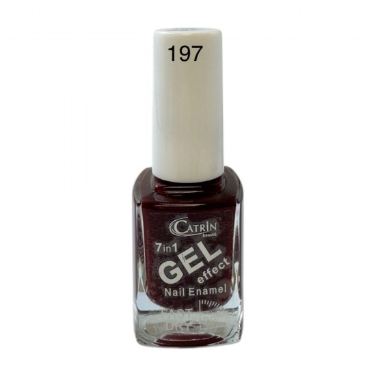Βερνίκι Νυχιών Catrin 7 in 1 Gel Effect No 197 13ml