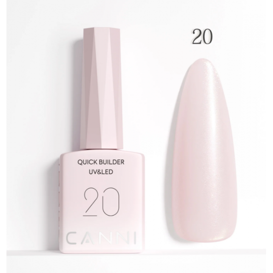 Gel Quick Builder Canni Color No 20 Hema & TPO Free 9ml