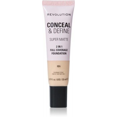 Foundation F3n Revolution Beauty Conceal & Define Liquid 23ml