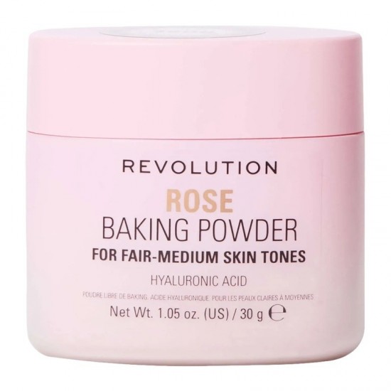 Πούδρα Rose Loose Baking Powder Revolution Beauty 30gr