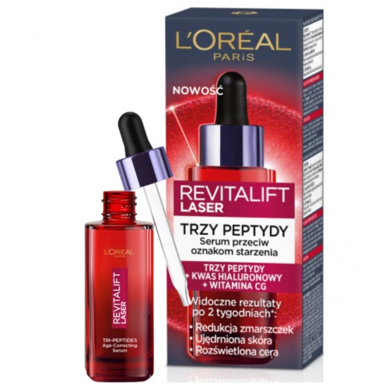 Αντιγηραντικό Serum Προσώπου με Βιταμίνη C & Πεπτίδια Revitalift Laser Pure Retinol L'Oreal Paris 30ml