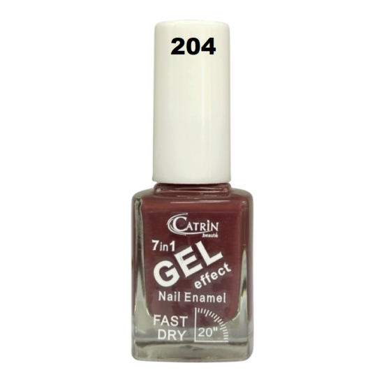 Βερνίκι Νυχιών Catrin 7 in 1 Gel Effect No 204 13ml
