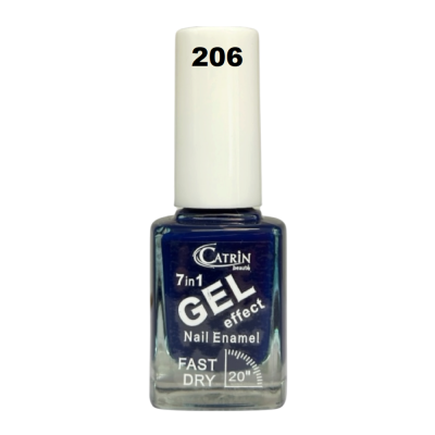 Βερνίκι Νυχιών Catrin 7 in 1 Gel Effect No 206 13ml