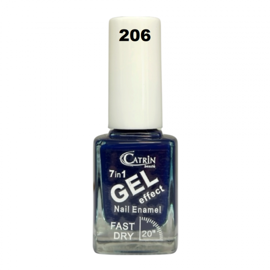 Βερνίκι Νυχιών Catrin 7 in 1 Gel Effect No 206 13ml