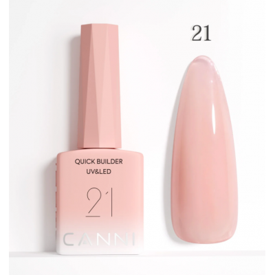 Gel Quick Builder Canni Color No 21 Hema & TPO Free 9ml