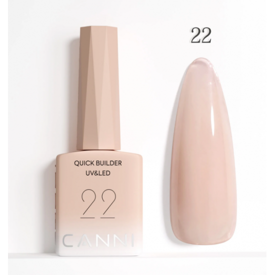 Gel Quick Builder Canni Color No 22 Hema & TPO Free 9ml