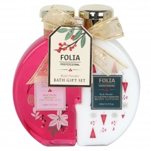 Γυναικείο Σετ Δώρου  Puzzle Set Body Powder Folia Αφροντούς 160ml / Γαλάκτωμα Σώματος 160ml