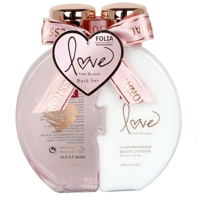 Γυναικείο Σετ Δώρου Fresh Bouquet Folia Αφροντούς 160ml / Γαλάκτωμα Σώματος 160ml