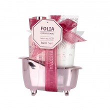 Γυναικείο Σετ Δώρου Small Bath Tube Fresh Bouquet Folia Αφροντούς 100ml /Γαλάκτωμα Σώματος 60ml