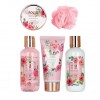 Γυναικείο Σετ Δώρου Metal Cage Fresh Bouquet Folia Αφροντούς 160ml / Γαλάκτωμα Σώματος 160ml / Scrub Σώματος 60ml / Κρέμα Σώματος 100ml / Σφουγγάρι