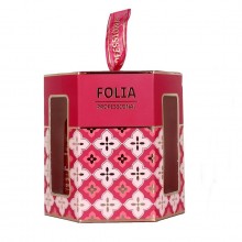 Γυναικείο Σετ Δώρου Paper Gift Box Body Powder Folia Αφροντούς 100ml / Γαλάκτωμα Σώματος 100ml / Scrub Σώματος 60ml