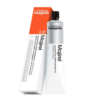 Βαφή μαλλιών LOreal Professionnel Majirel Νο 4.45 Καστανό Χάλκινο Ακαζού 60ml
