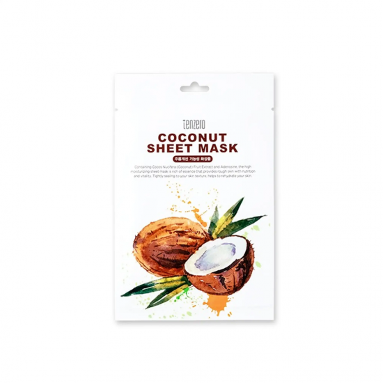 Υφασμάτινη Μάσκα Προσώπου Tenzero Coconut Sheet Mask 25ml
