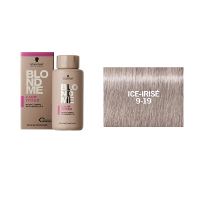 Τόνερ Μαλλιών Schwarzkopf BlondMe Glow Toner 9-19 Ice-Irise 60ml