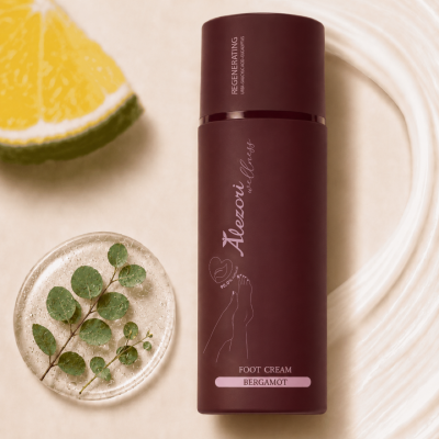 Ενυδατική Κρέμα Ποδιών Περγαμόντο Regenerating Alezori 100ml