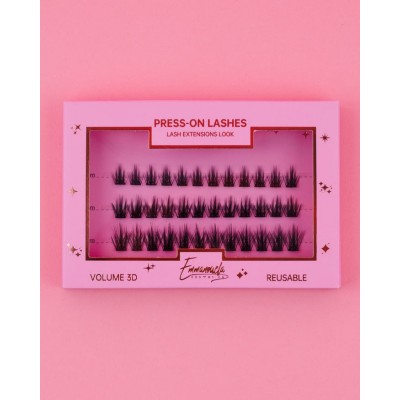 Τεχνητές Βλεφαρίδες Σε Τουφάκια Press-on Lashes fabulous Emmanouela Cosmetics