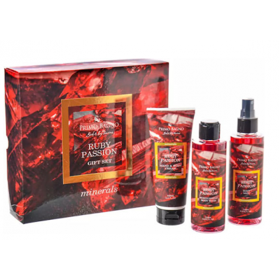 Σετ Δώρου Primo Bagno Ruby Passion 3pcs Σπρέι Σώματος 150ml, Αφρόλουτρο 150ml, Λοσιόν Σώματος 100ml (PB-34010)