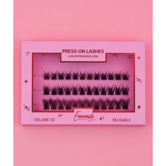 Τεχνητές Βλεφαρίδες Σε Τουφάκια Press-on Lashes Beautiful Emmanouela Cosmetics