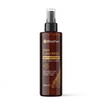 Bioshev Hair Care Mist Nourish & Shine UV – Αντηλιακό Μαλλιών 200ml