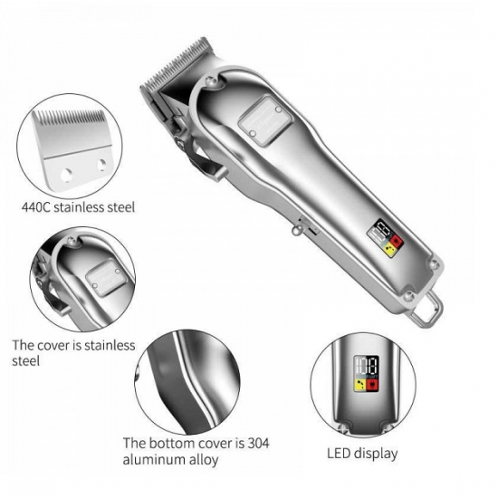 Επαγγελματική Kουρευτική Mηχανή BIOSHEV SILVER CUT CLIPPER