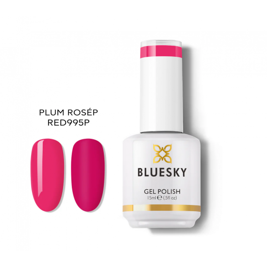 Ημιμόνιμο βερνίκι νυχιών Bluesky Plum Rose RED995P