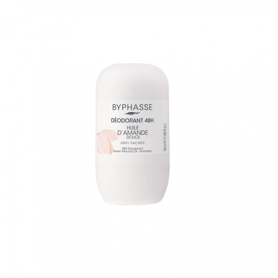 Αποσμητικό για τις μασχάλες Byphasse roll on Sweet Almond Oil 50ml