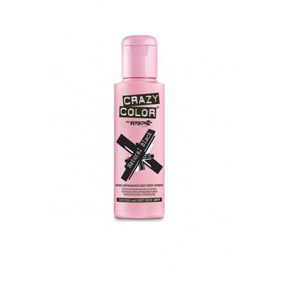 Crazy Color Ημιμόνιμη Κρέμα-Βαφή Μαλλιών No 32 Natural Black 100ml