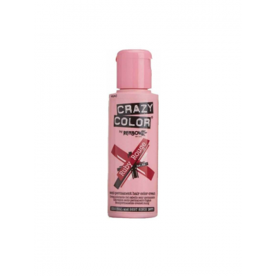 Crazy Color Ημιμόνιμη Κρέμα-Βαφή Μαλλιών No66 Ruby Rouge 100ml