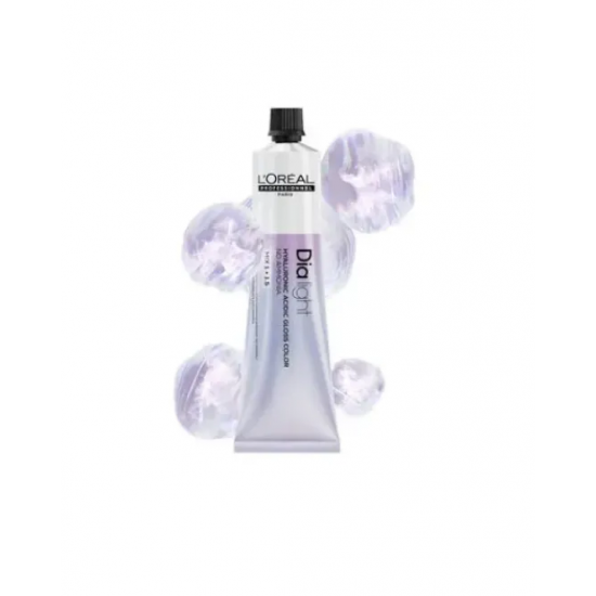 Βαφή μαλλιών Loreal Professionel Dia Light Hyaluronic Acidic Gloss Color No Ammonia 6.28 Σκούρο Ξανθό Ιριδίζον Μόκα 60ml