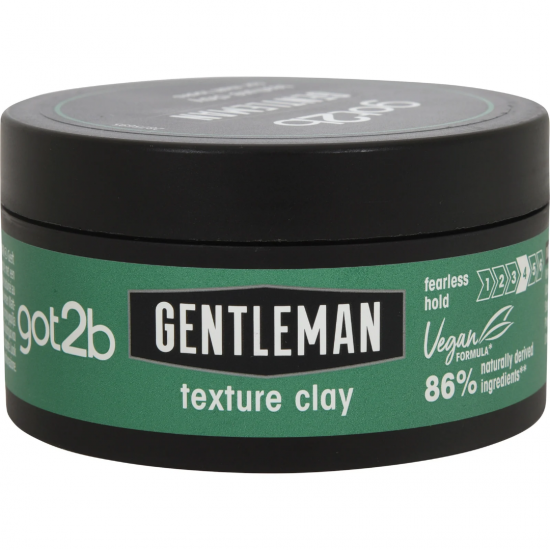 Schwarzkopf Got2b Gentleman Texture Clay Πηλός Styling για Ματ Αποτέλεσμα με Δυνατό Κράτημα 100ml