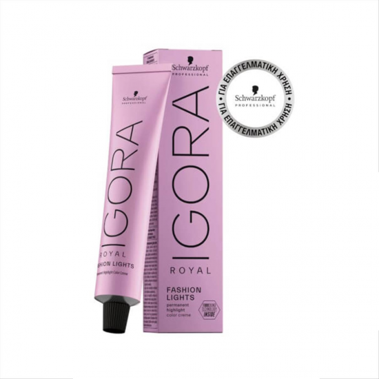Βαφή μαλλιών Schwarzkopf Igora Royal Fashion Lights Νο L-24 Φυμέ Μπεζ 60ml