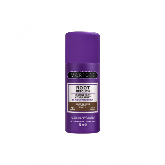 Morfose Root Retouch Ανοιχτό Καφέ Spray Κάλυψης Των Ριζών - 75ml