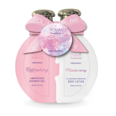 Σετ Δώρου Folia Glamorous Boby & Bath Puzzle Set Pomegrante (41-262)
