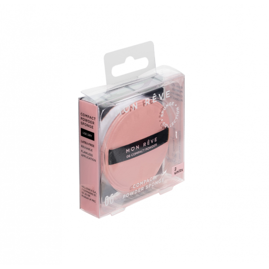 Σφουγγαράκια Μακιγιάζ Mon Reve No 06 Compact Powder (2τμχ)