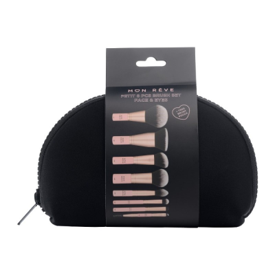 Σετ με 8 Πινέλα Μακιγιάζ σε Petit Έκδοση Mon Reve Les Petits Brush Set Face & Eyes 