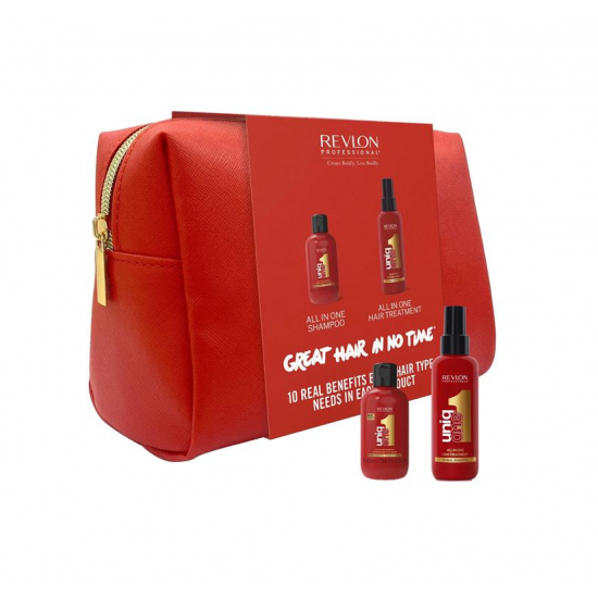 Revlon Uniq One All in One Set ( Shampoo 100ml / Treatment 150ml )
