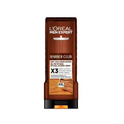 Ανδρικό Αφρόλουτρο σε Gel για Σώμα / Μαλλιά / Μούσι L'Oreal Paris Men Expert Barber Club 400ml