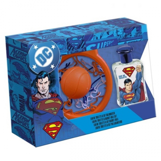 Superman Σετ Δώρου Lorenay Με άρωμα και Δώρο Μπασκέτα
