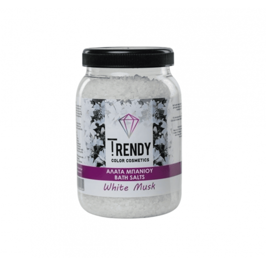 Άλατα Μπάνιου με Άρωμα White Musk Trendy 1000gr