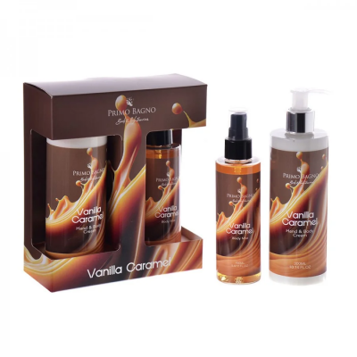 Beauty Duo Vanilla Caramel Λοσιόν Σώματος & Body Mist