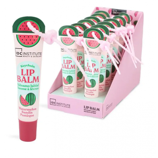 IDC INSTITUTE Μπρελόκ Lip Balm με γεύση Καρπούζι