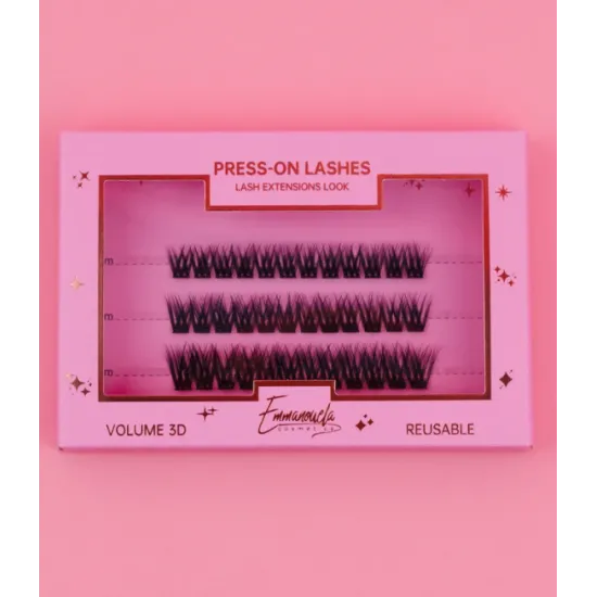 Τεχνητές Βλεφαρίδες Σε Τουφάκια Press-on Lashes Gorgeous Emmanouela Cosmetics