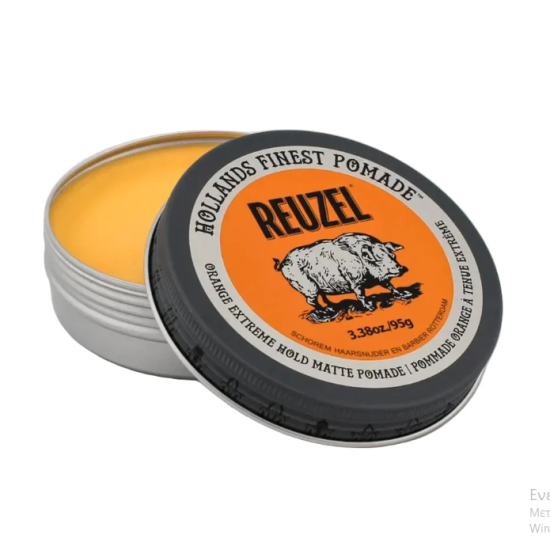 Reuzel Orange Extreme Hold Matte Pomade - Πομάδα Διαμόρφωσης Μαλλιών 95gr